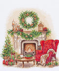Christmas Cross Stitch Kit Cozy Winter, Abris Art