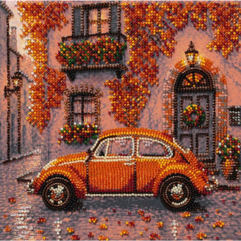 Bead Embroidery Kit Autumn Quarter, Abris Art