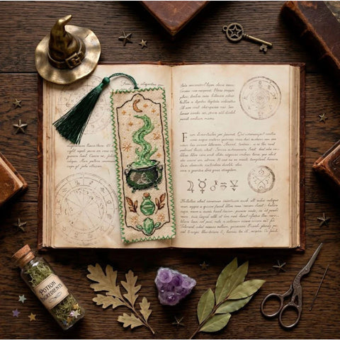 Cross Stitch Bookmark Kit, The Power of Three, Abris Art