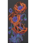 Bead Embroidery Kit Neon Poppies, Abris Art