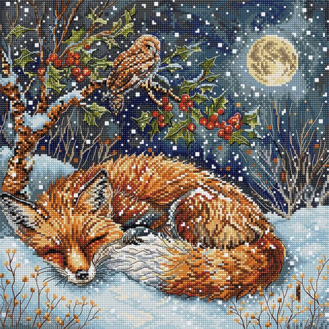 Cross Stitch Kit Frosted Dreams Letistitch