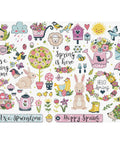 Cross Stitch Kit Spring Sampler Letistitch