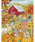 Cross Stitch Kit Autumn Farm Letistitch