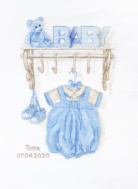 Baby Boy Birth SB1174 - Cross Stitch Kit