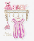 Baby Girl Birth SB1175 - Cross Stitch Kit - Hobby.lt 🇬🇧