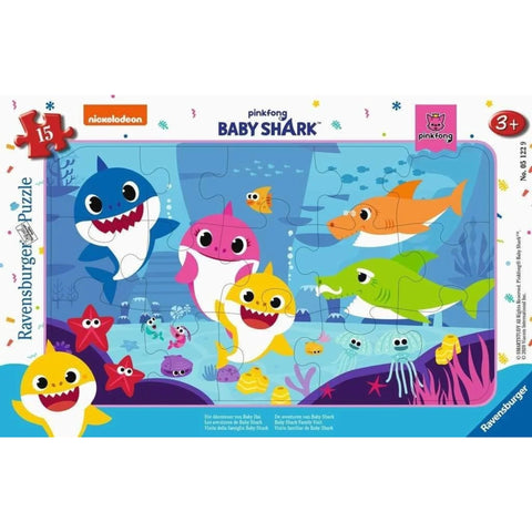 Baby Shark 15 Piece Puzzle - Hobby.lt