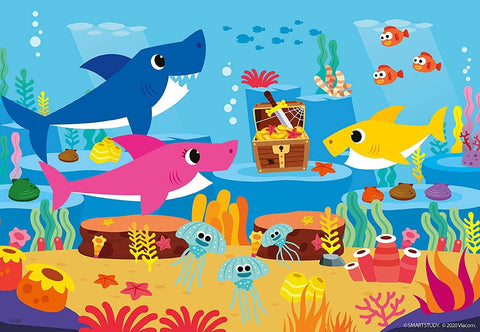 Baby Shark and family 2 x 24 Puzzle - Hobby.lt 🇬🇧