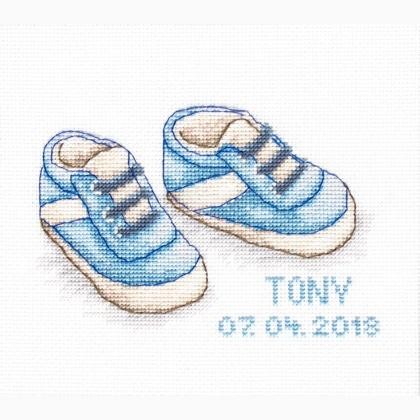 Baby Shoes SB1138 - Cross Stitch Kit