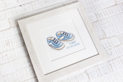 Baby Shoes SB1138 - Cross Stitch Kit