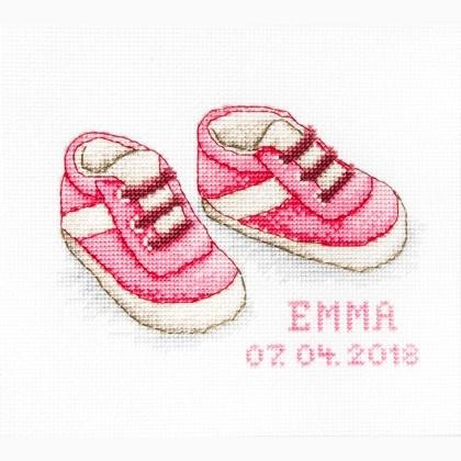 Baby Shoes SB1139 - Cross Stitch Kit