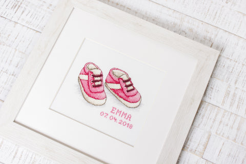 Baby Shoes SB1139 - Cross Stitch Kit