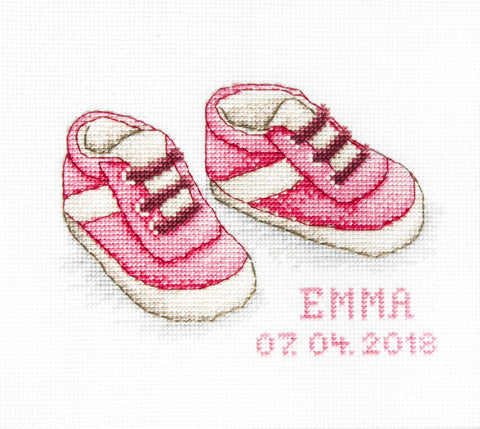 Baby Shoes SB1139 - Cross Stitch Kit