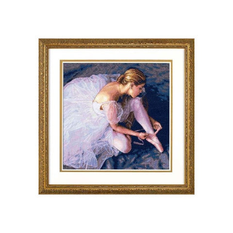 Ballerina Beauty (36 x 36 cm) - Cross Stitch Kit by DIMENSIONS