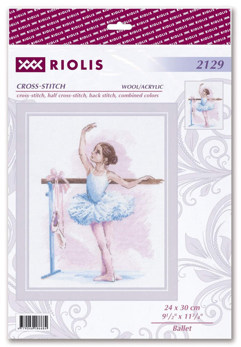 Ballet. Cross Stitch kit by RIOLIS Ref. no.: 2129 - Hobby.lt 🇬🇧