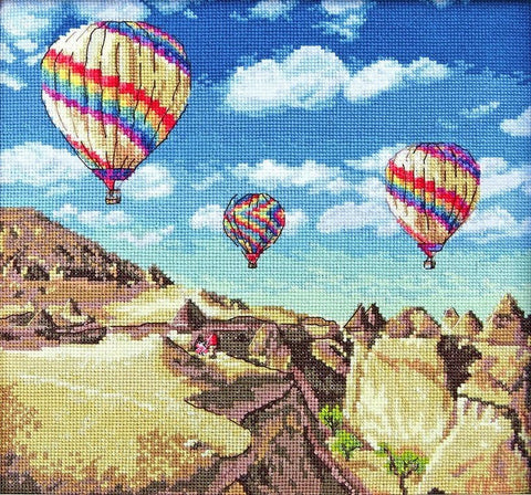 Balloons over Grand Canyon SLETI961 - Cross Stitch Kit - Hobby.lt 🇬🇧