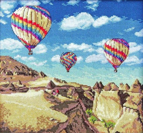 Balloons over Grand Canyon SLETI961 - Cross Stitch Kit