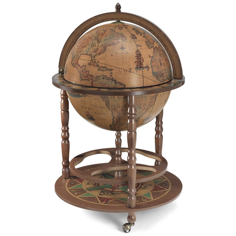 Bar - Globe CALIPSO. With wide lower shelf. Handmade Quality From Italy. - Hobby.lt 🇬🇧