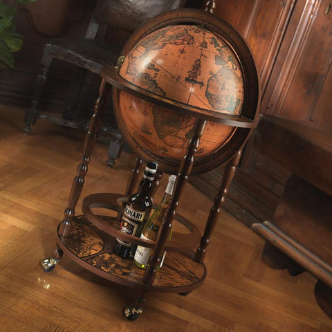 Bar-Globe MINERVA. Handmade Quality & Luxury From Italy