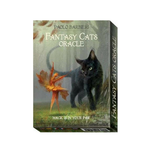 Barbieri Fantasy Cats Oracle Cards Lo Scarabeo