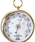 Barometer in brass frame o 110 mm - 27.6245 - Hobby.lt 🇬🇧