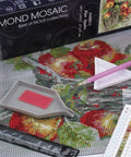 Basket of Strawberries diamond mosaic kit by RIOLIS Ref. no.: AM0008 - Hobby.lt 🇬🇧