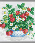 Basket of Strawberries diamond mosaic kit by RIOLIS Ref. no.: AM0008 - Hobby.lt 🇬🇧