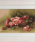 Basket with Flowers SG483 - Cross Stitch Kit by Luca - s - Hobby.lt 🇬🇧