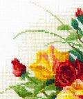 Basket With Roses cross stitch kit by RIOLIS Ref. no.: 1722 - Hobby.lt 🇬🇧