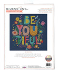 Be - You - Tiful (27.9 x 27.9 cm) - Cross Stitch Kit by DIMENSIONS - Hobby.lt 🇬🇧