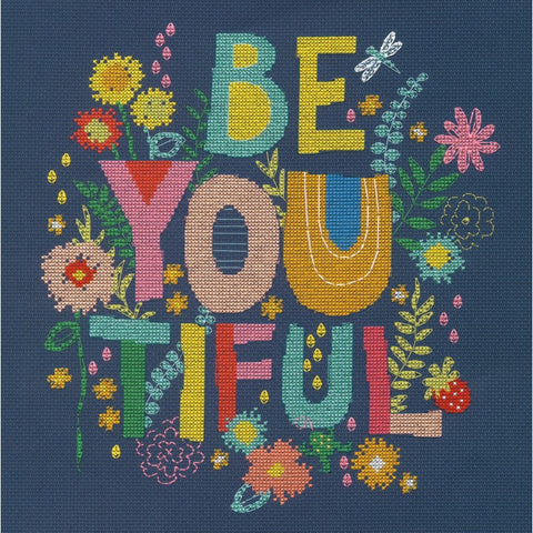 Be-You-Tiful (27.9 x 27.9 cm) - Cross Stitch Kit by DIMENSIONS