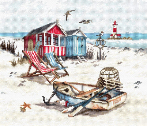 Beach SLETI972 - Cross Stitch Kit - Hobby.lt 🇬🇧