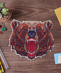 Bear totem - unique WOODEN puzzle 222 pcs - Hobby.lt 🇬🇧