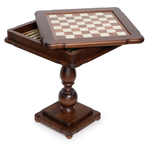 Beautiful Beech Solid Wood Chess Table - Hobby.lt 🇬🇧