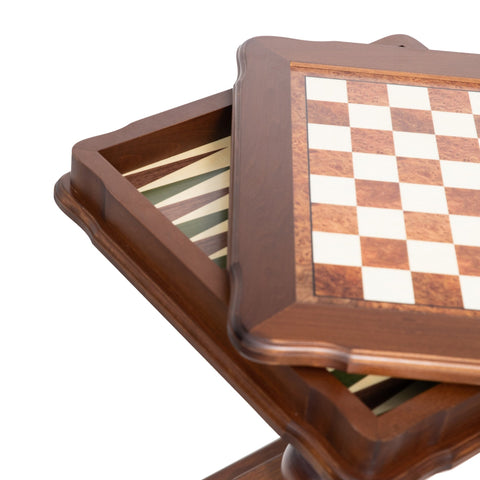 Beautiful Beech Solid Wood Chess Table - Hobby.lt 🇬🇧