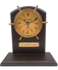 Beautiful Brass Marine Clock In Wooden Casing | WWW - Hobby.lt 🇬🇧