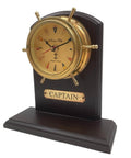 Beautiful Brass Marine Clock In Wooden Casing | WWW - Hobby.lt 🇬🇧