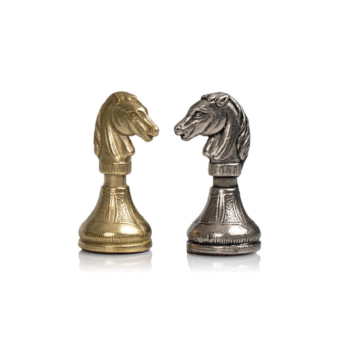 Beautiful Chess Pieces with Leatherlike MAP Chess Board N035