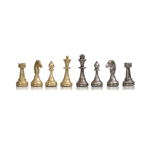 Beautiful Chess Pieces with Leatherlike MAP Chess Board N035