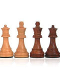 Beautiful Classic CHESS SET with Genuine Leather Chess Board - Hobby.lt 🇬🇧