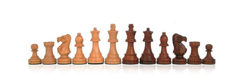 Beautiful Classic CHESS SET with Genuine Leather Chess Board