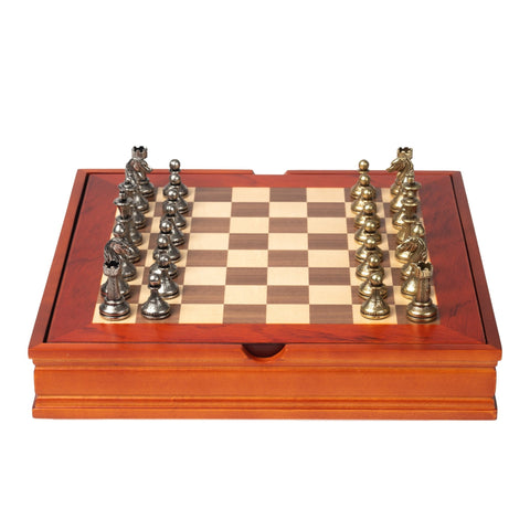 Beautiful Classic Chess Set with Wooden Storage Box N°221 - Hobby.lt 🇬🇧