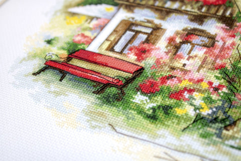 Beautiful Country House SBU4005 - Cross Stitch Kit - Hobby.lt 🇬🇧