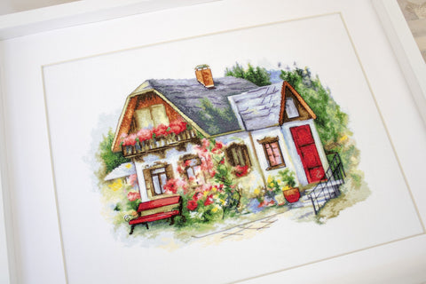 Beautiful Country House SBU4005 - Cross Stitch Kit - Hobby.lt 🇬🇧