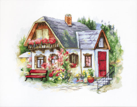 Beautiful Country House SBU4005 - Cross Stitch Kit - Hobby.lt 🇬🇧