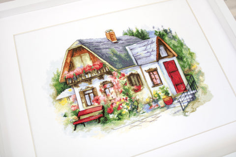 Beautiful Country House SBU4005 - Cross Stitch Kit - Hobby.lt 🇬🇧