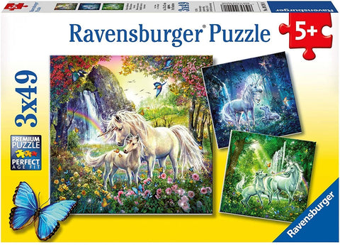 Beautiful Unicorns 3x49 Puzzle - Hobby.lt 🇬🇧