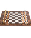 Beautiful Valuable Chess Set with Chess Board from Walnut Wood - Hobby.lt 🇬🇧