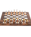 Beautiful Valuable Chess Set with Chess Board from Walnut Wood - Hobby.lt 🇬🇧