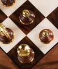 Beautiful Valuable Chess Set with Chess Board from Walnut Wood - Hobby.lt 🇬🇧