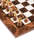 Beautiful Valuable Chess Set with Chess Board from Walnut Wood - Hobby.lt 🇬🇧